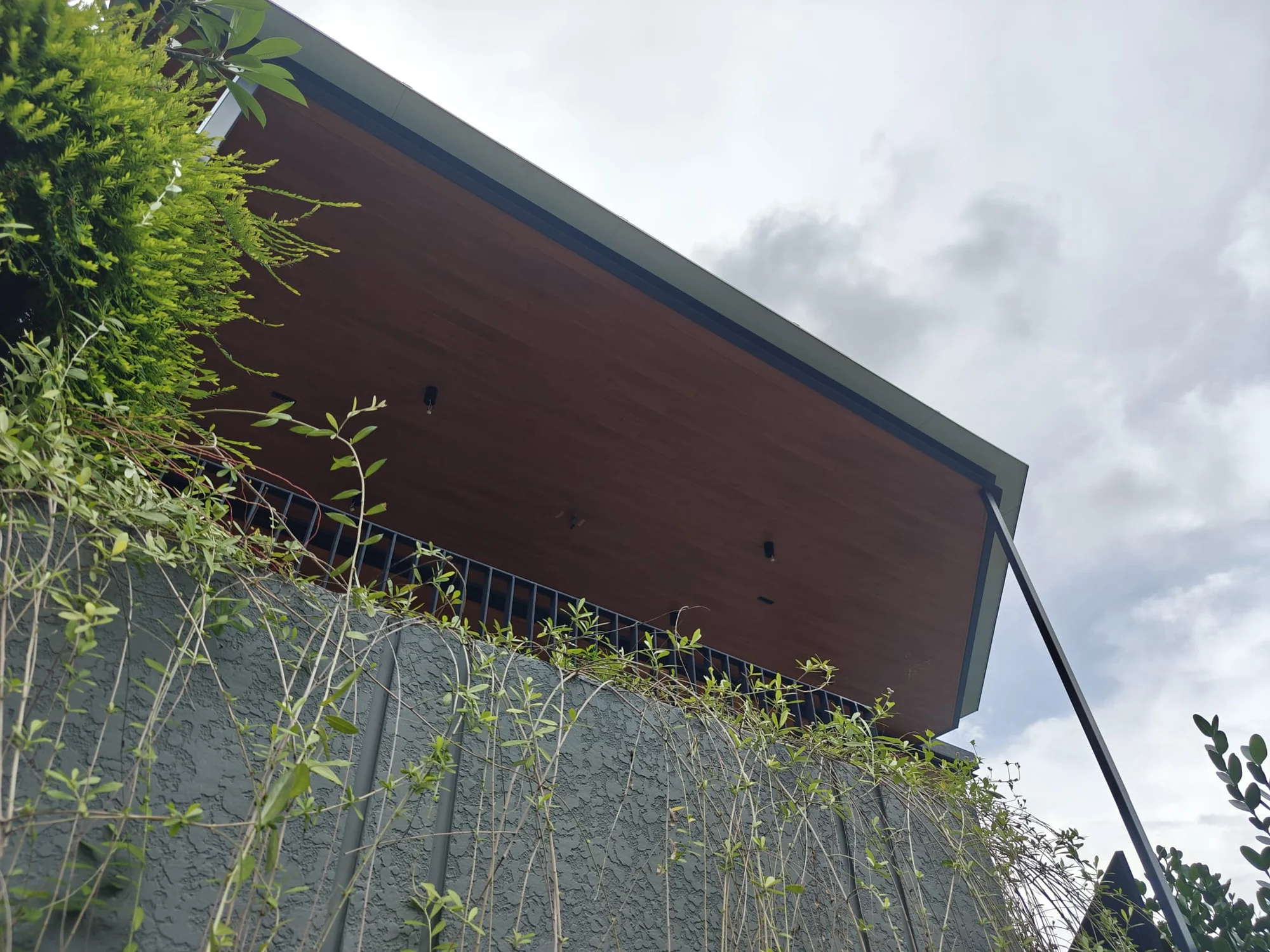 Timber look wall, aluminium systems supplied by Alu-R Pro in Singapore
